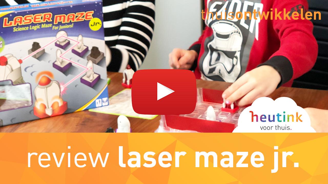Stoere lasers laten schijnen in het spel Laser Maze jr